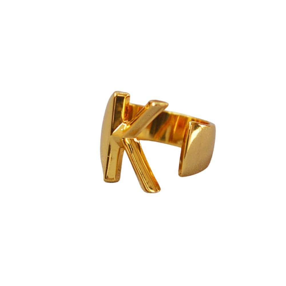 Initial Monogram Ring