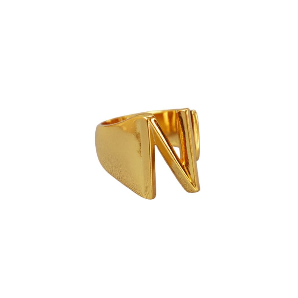 Initial Monogram Ring