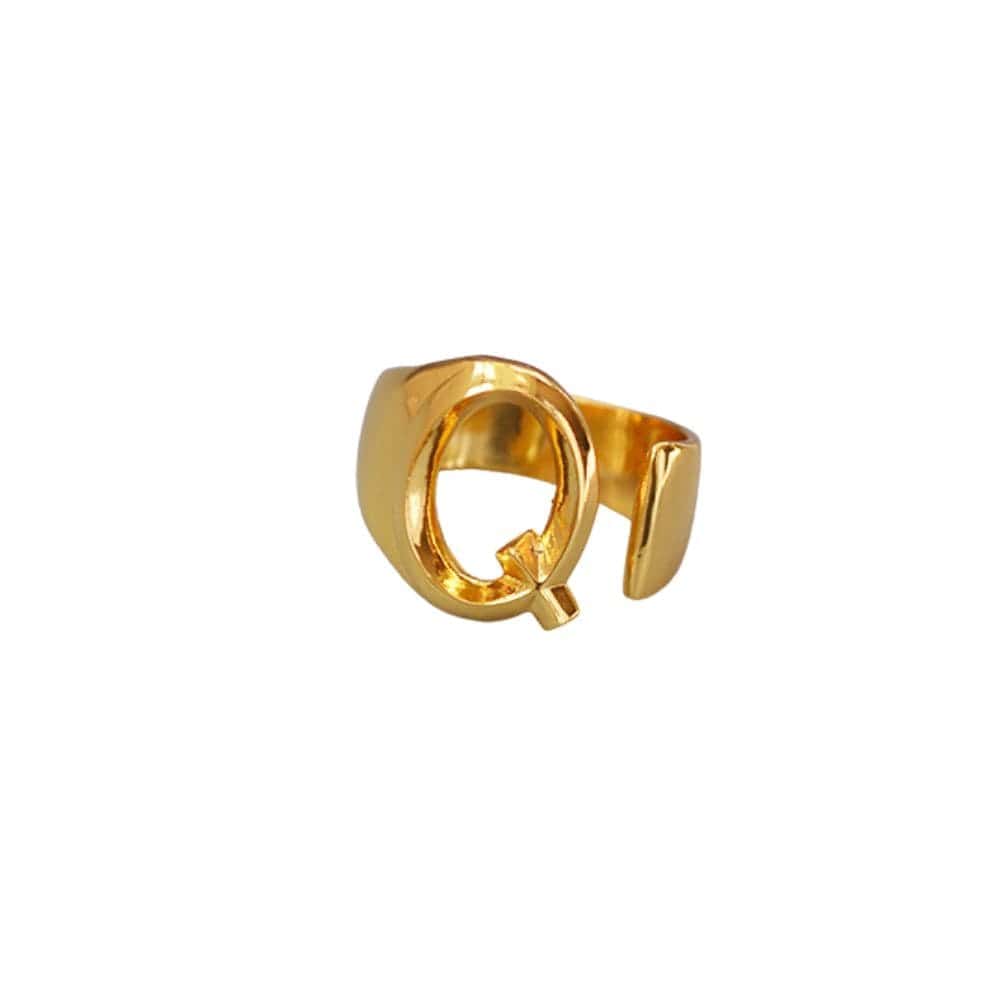 Initial Monogram Ring