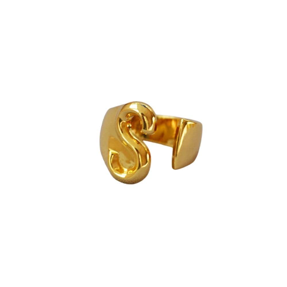 Initial Monogram Ring