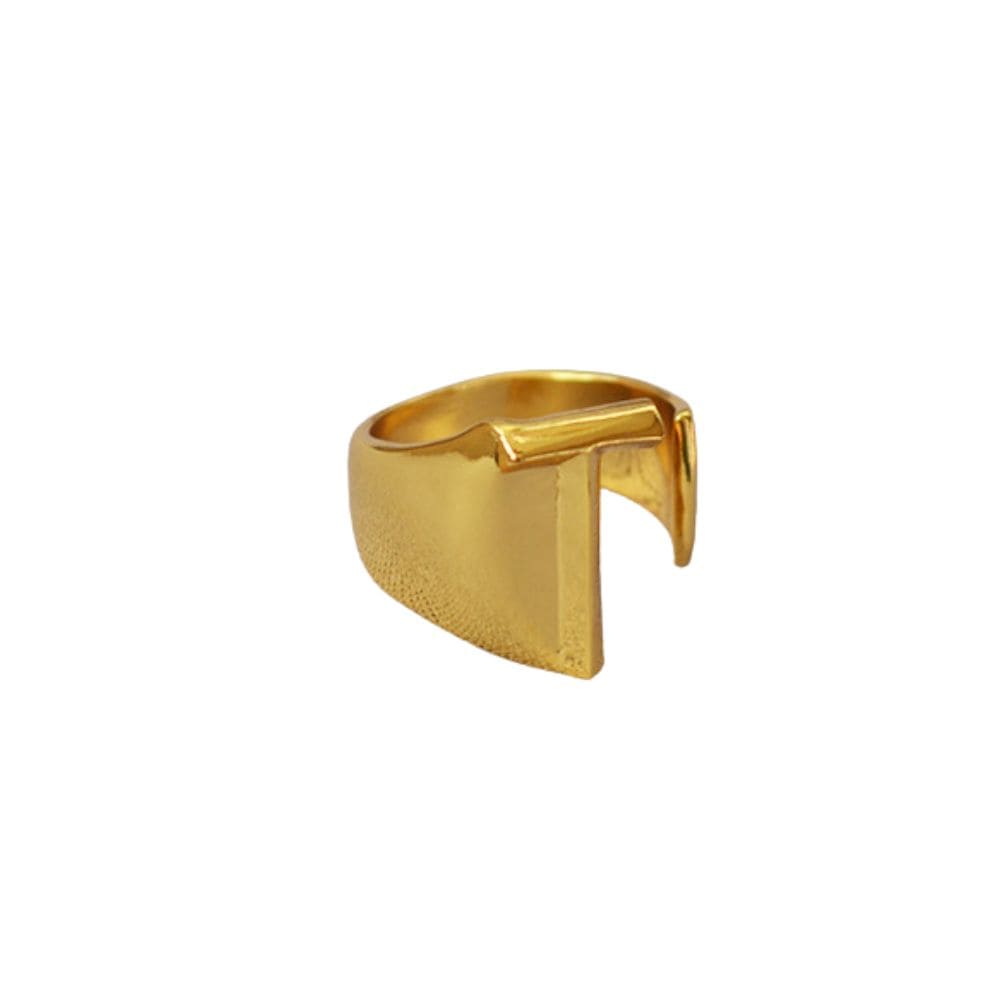 Initial Monogram Ring