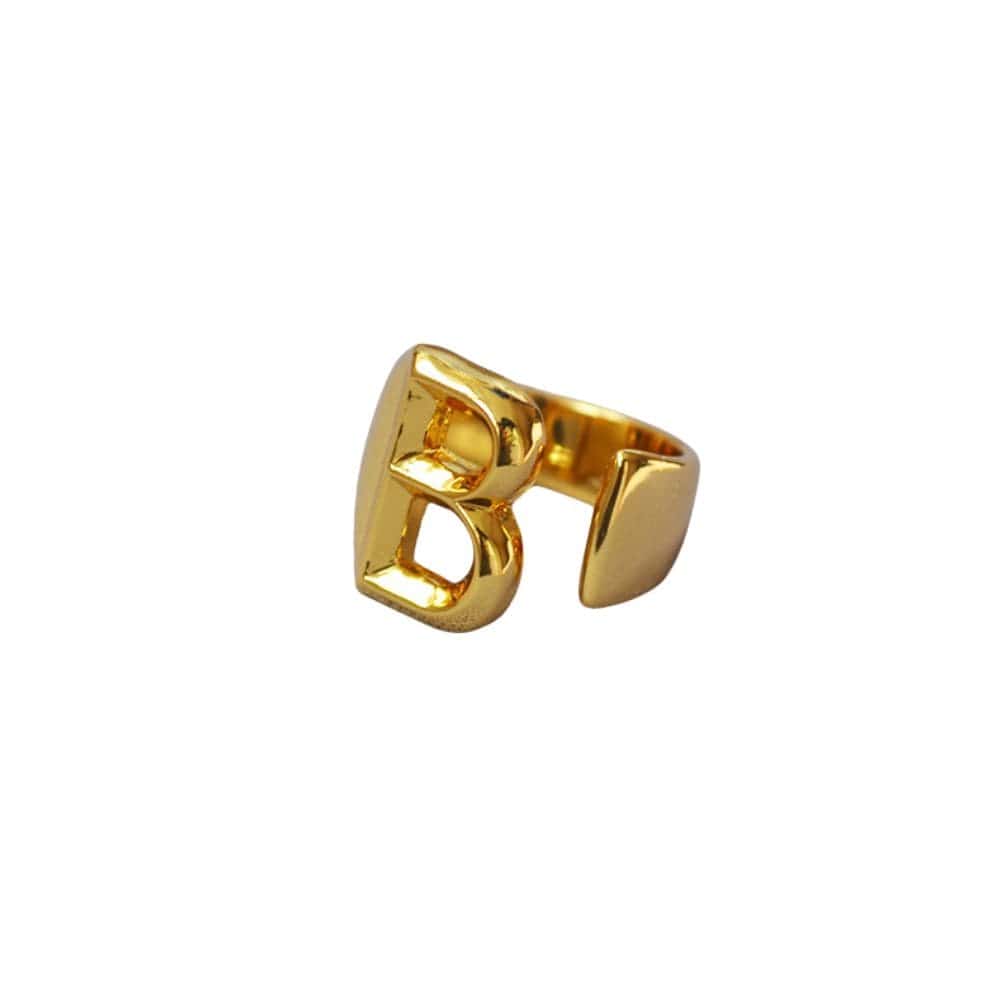 Initial Monogram Ring