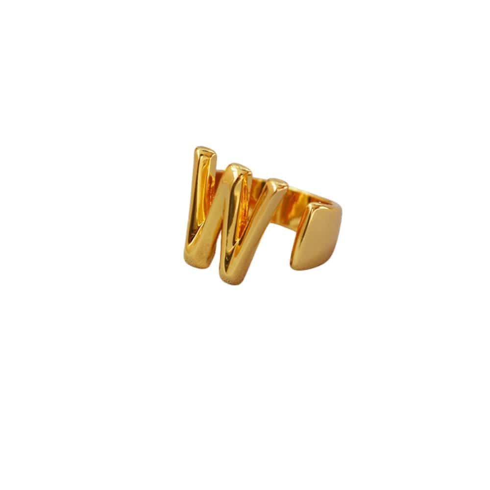 Initial Monogram Ring