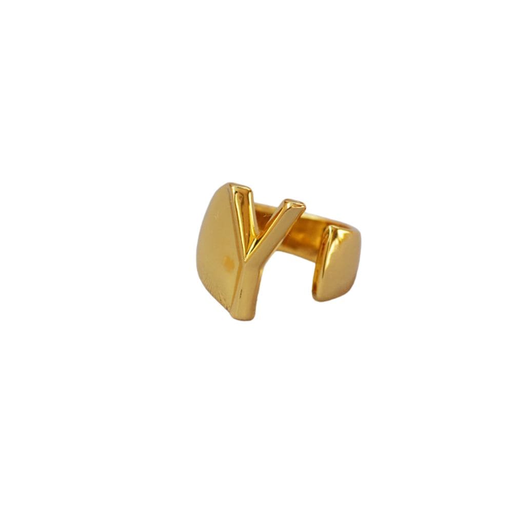 Initial Monogram Ring