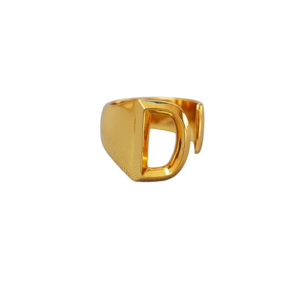 Initial Monogram Ring