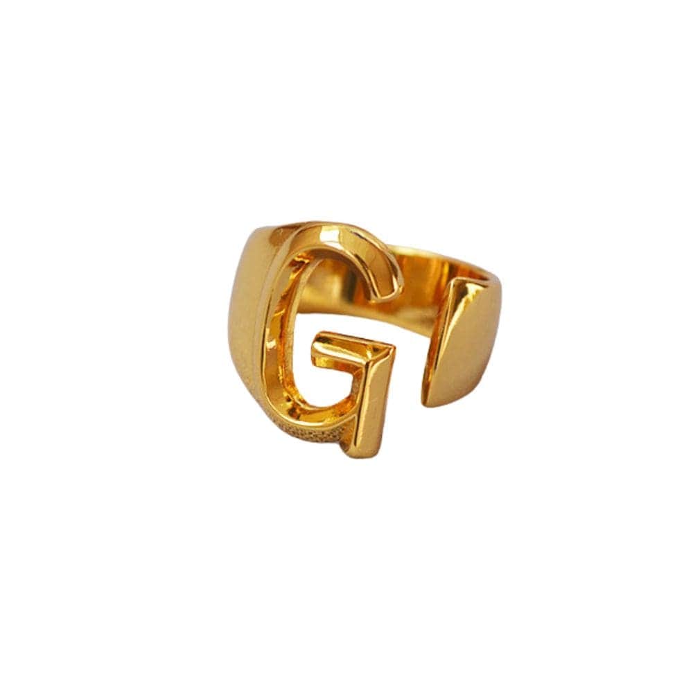 Initial Monogram Ring