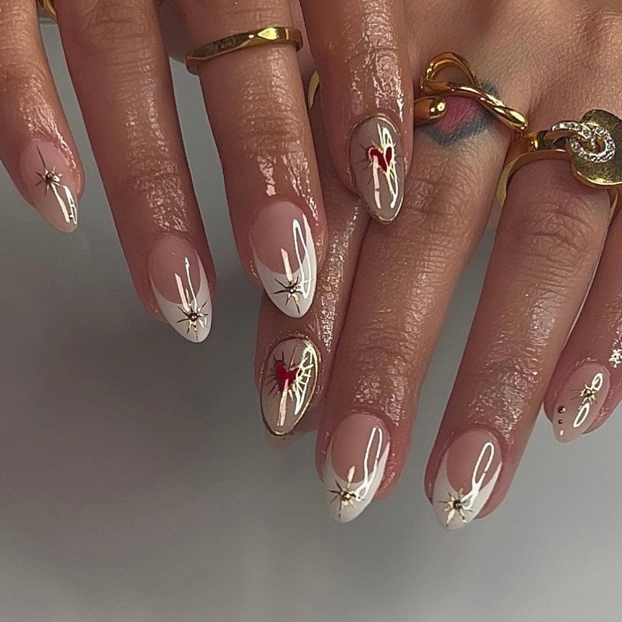 chrome heart nail