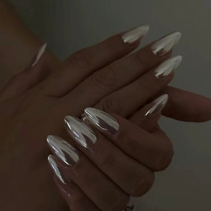 chrome nails design