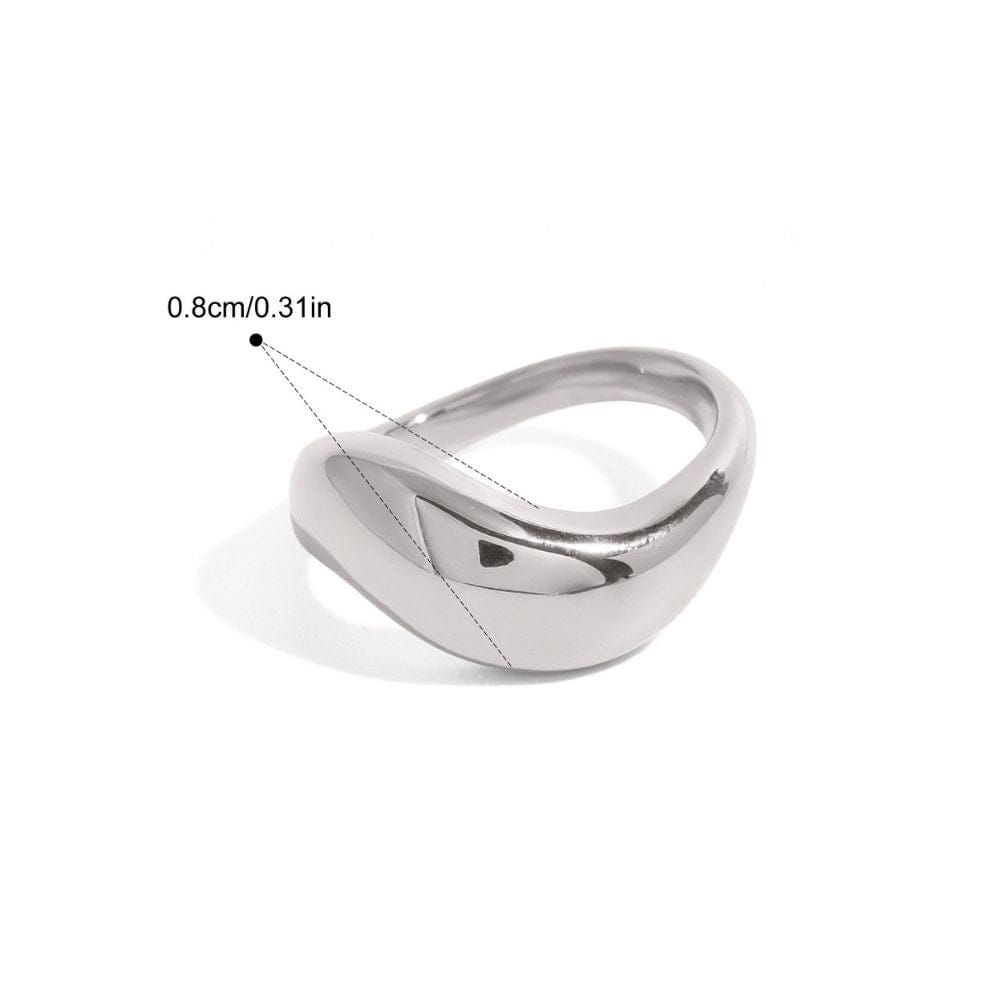 Wave Dome Ring