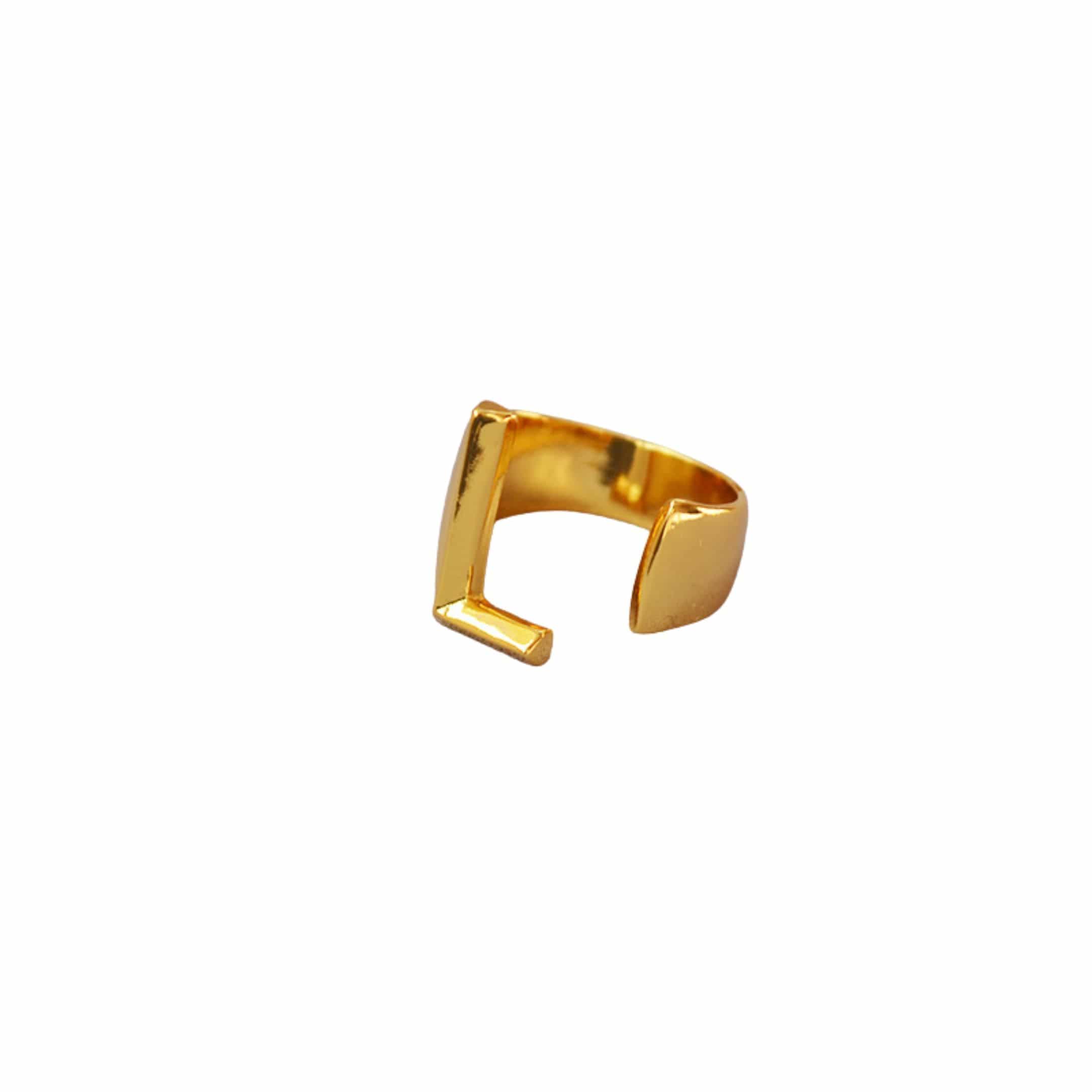 Initial Monogram Ring