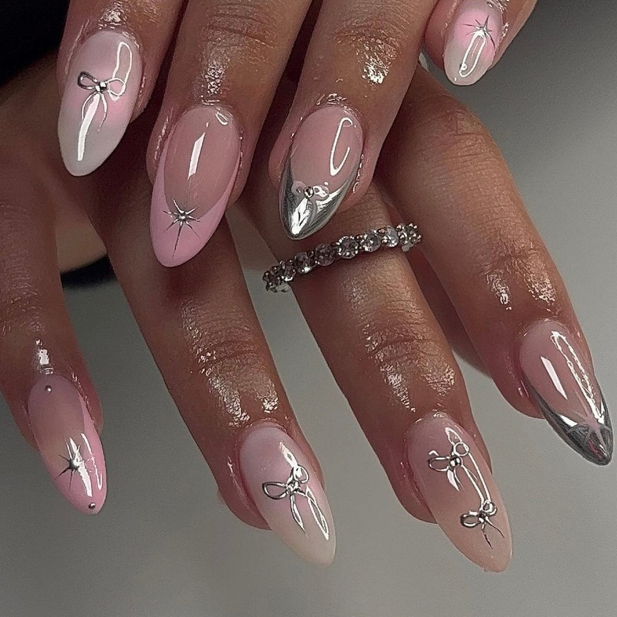 short french tip nails